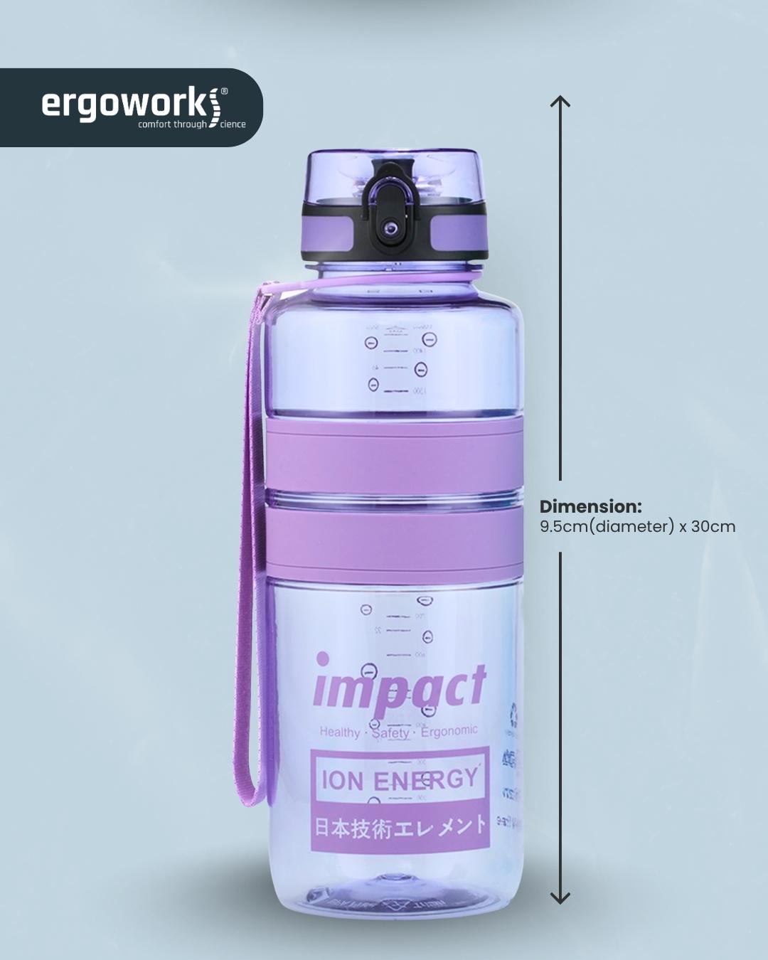 Nano Ionizer USA Tritan Jump Lid Ergo Bottle, 1500ML