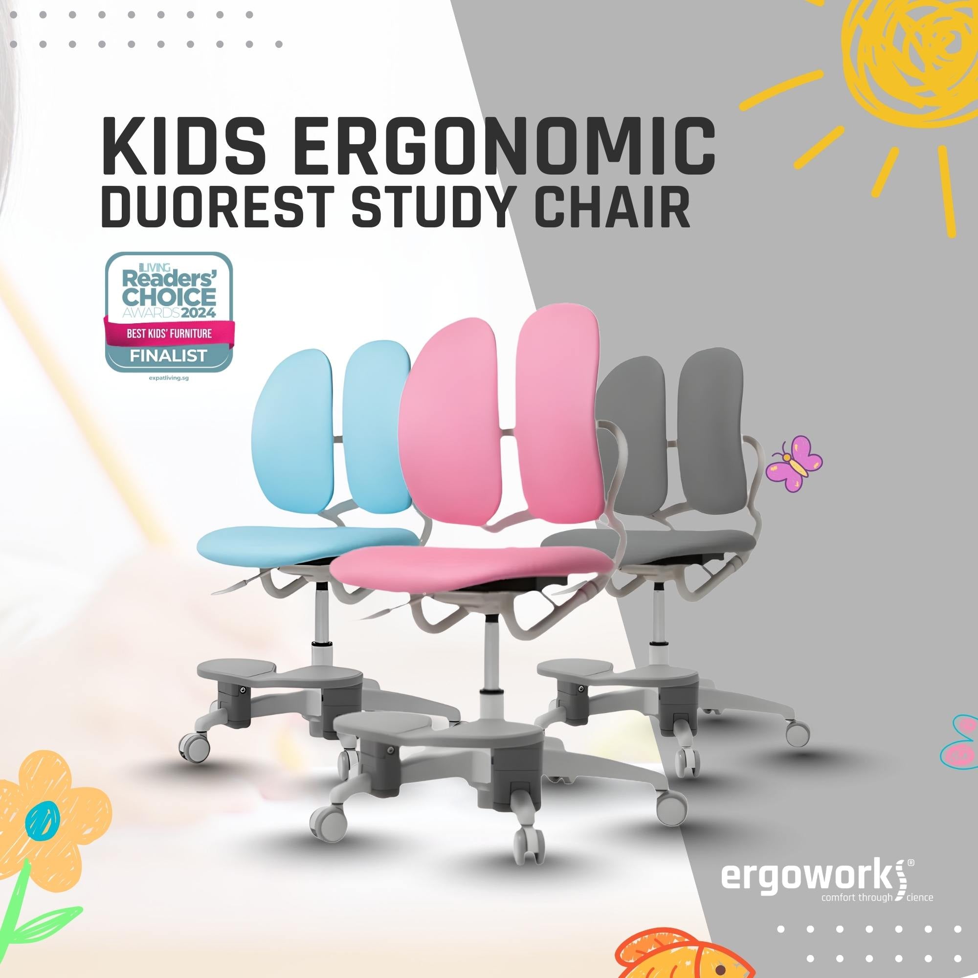 Impact Duorest Kids Chair - Twin-Back Support | Ergoworks