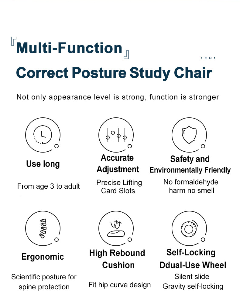 Impact Kids Study Chair - Colour Options | Ergoworks
