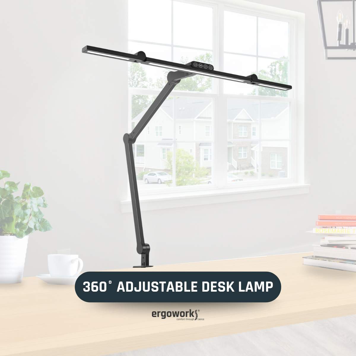 360 Adjustable Desk Lamp with Remote Control