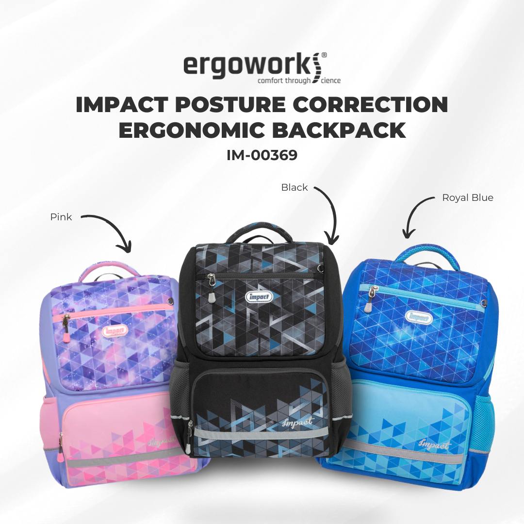 Impact Posture Correction Ergonomic Backpack, IM-00369 (Colour Option Available)