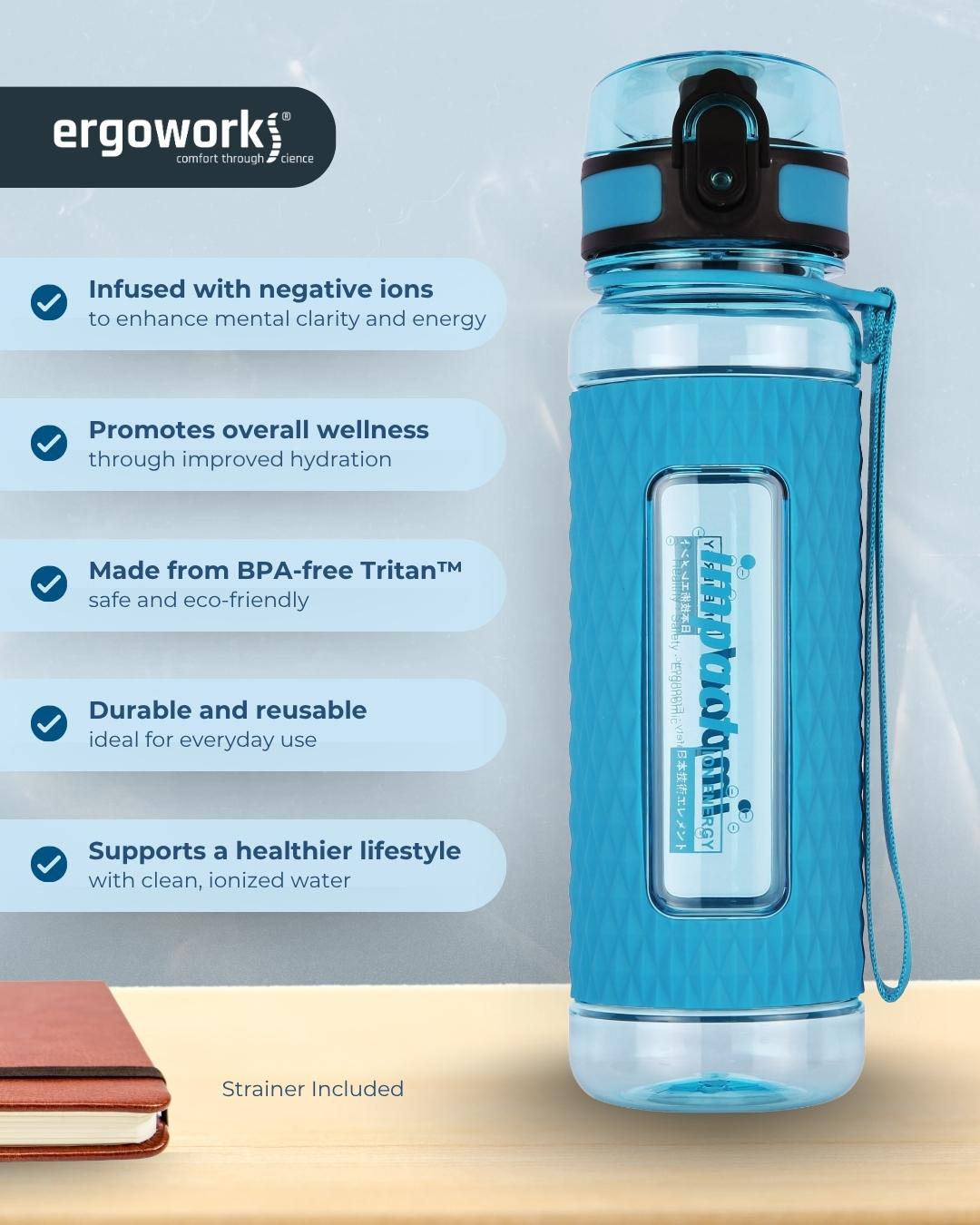 Nano Ionizer USA Tritan Jump Lid Ergo Bottle, 450ML