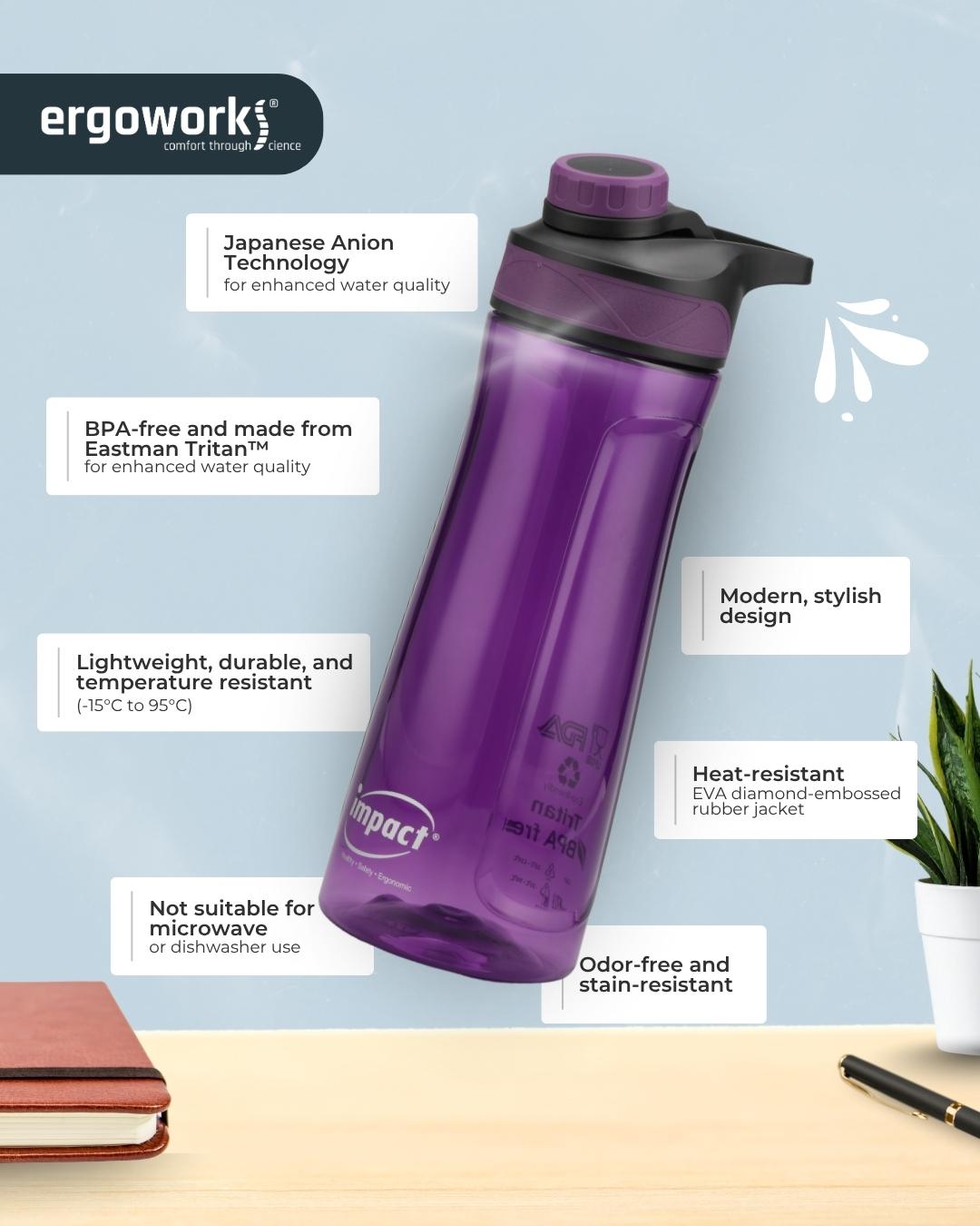 USA Tritan Magnet Screw Lid Ergo Bottle, 700ML