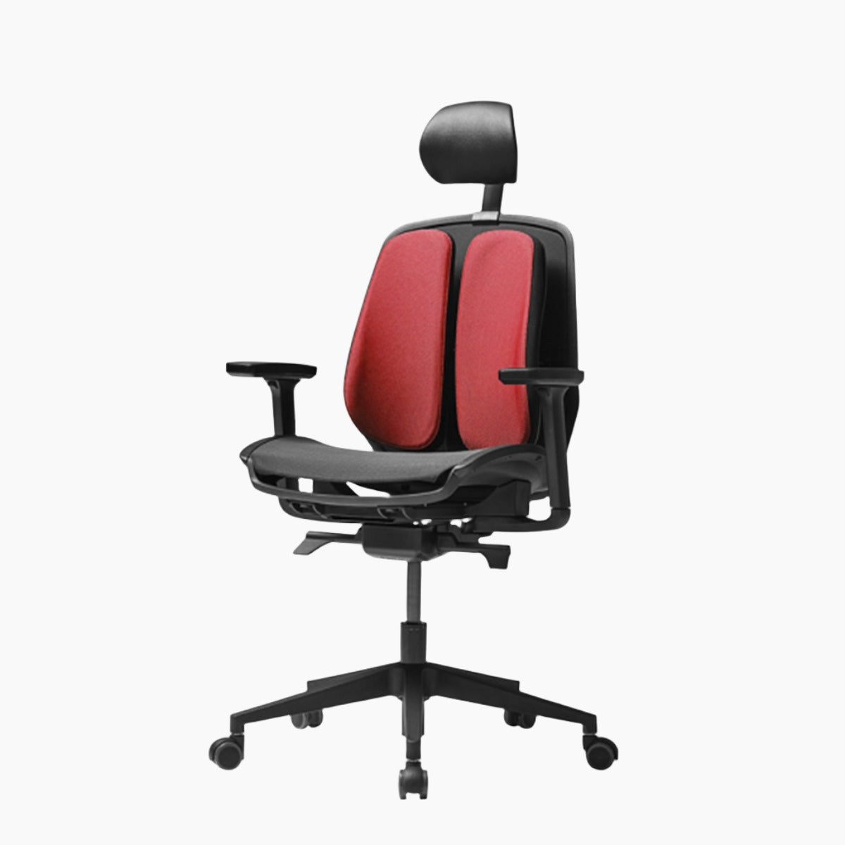 Alpha Renewal Ergonomic Office Chair (Black / White Frame)