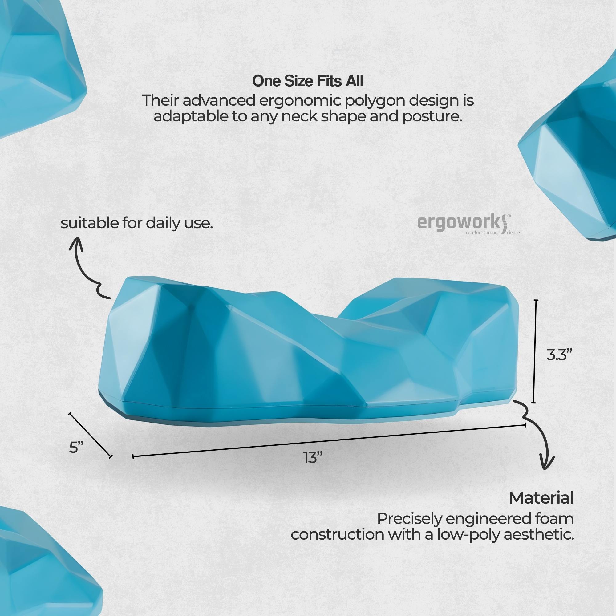 ERGOWORKS - EW-CREST - C-REST ERGO NECK RELIEF PILLOW