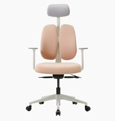 Gold Renewal Ergonomic Chair (Black / White Frame)