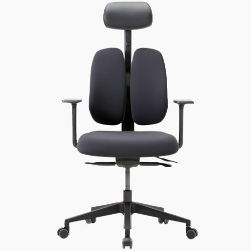 Gold Renewal Ergonomic Chair (Black / White Frame)