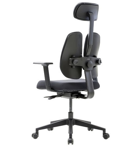 Gold Renewal Ergonomic Chair (Black / White Frame)