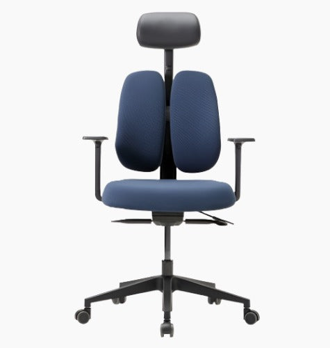 Gold Renewal Ergonomic Chair (Black / White Frame)