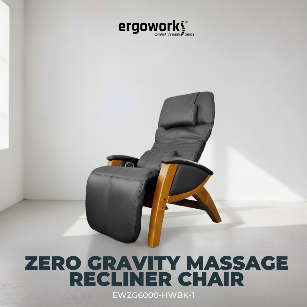 Zero Gravity Massage Recliner Chair (Black)