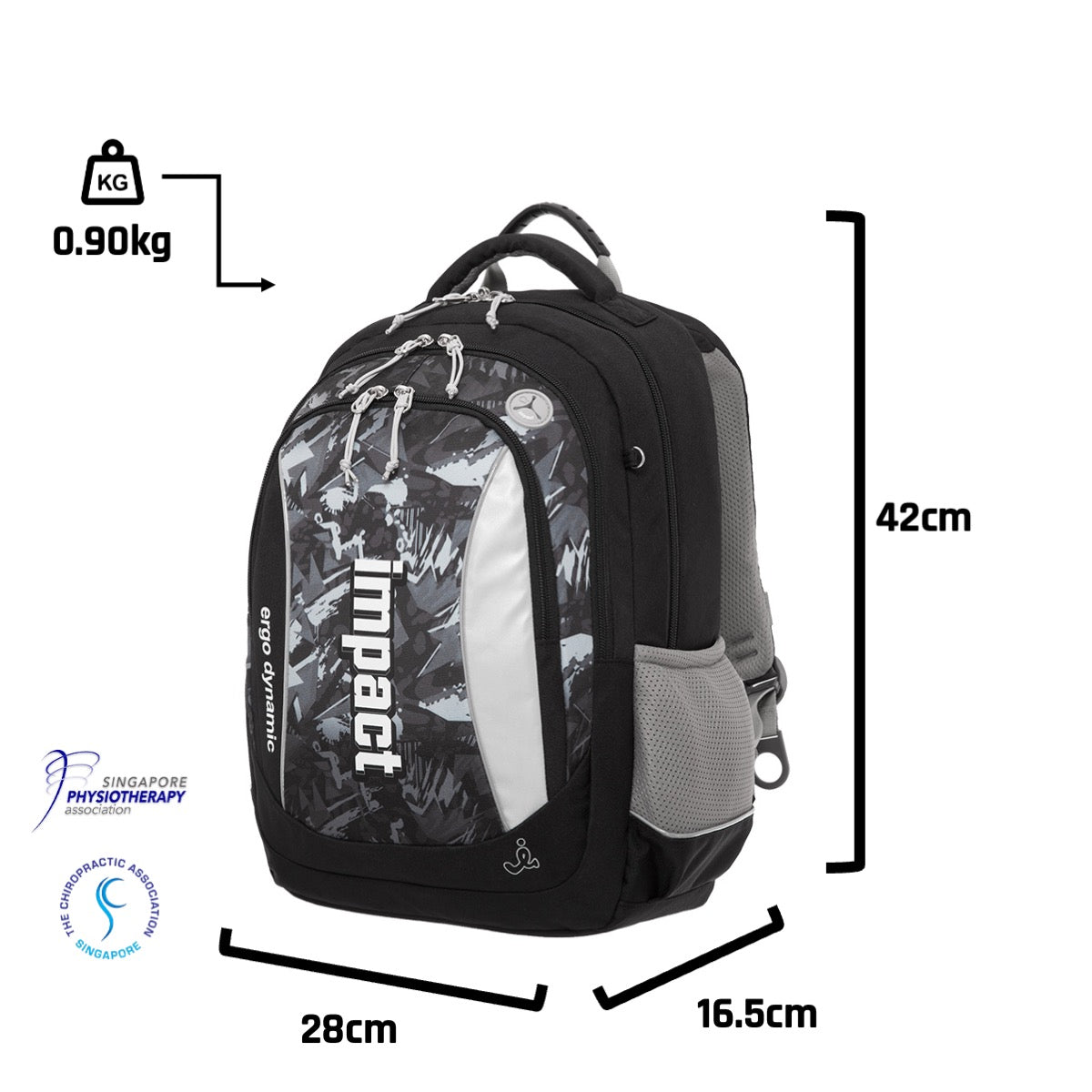 Impact Posture Correction Ergonomic Backpack, IM-00182