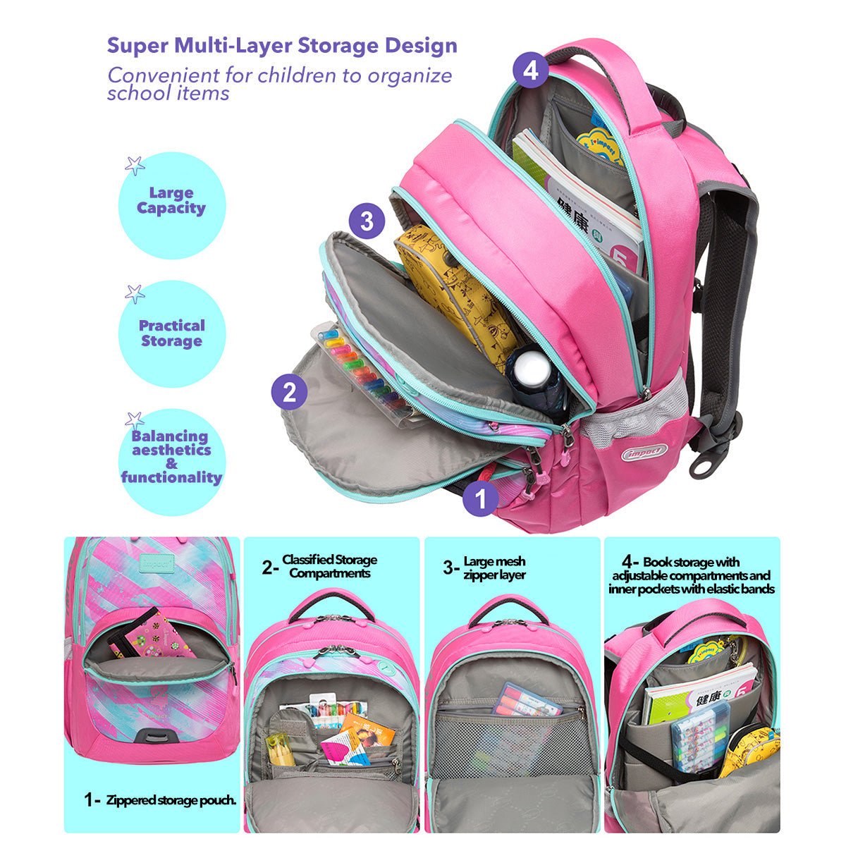 Impact IM-00385 Kids Backpack - Colour Options | Ergoworks