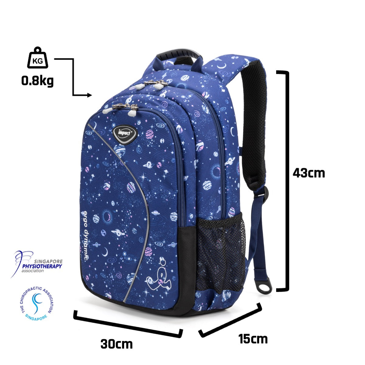 Impact Posture Correction Ergonomic Backpack, IPEG-158 (Colour Options Available)