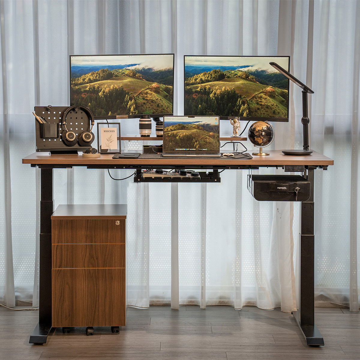 Under Desk Cable Tray - Metal Cable Organizer | Ergoworks