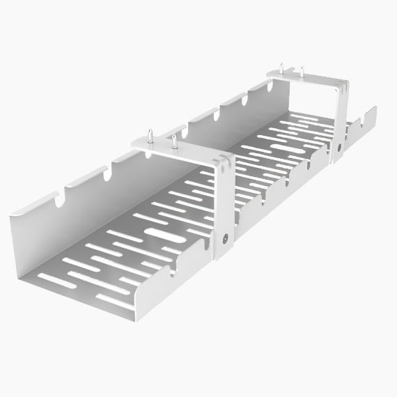Under Desk Cable Tray - Metal Cable Organizer | Ergoworks