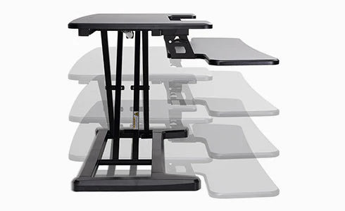 ERGOWORKS - EW-EMT107M-BK - Electric Sit Stand Desk Converter (M Series)