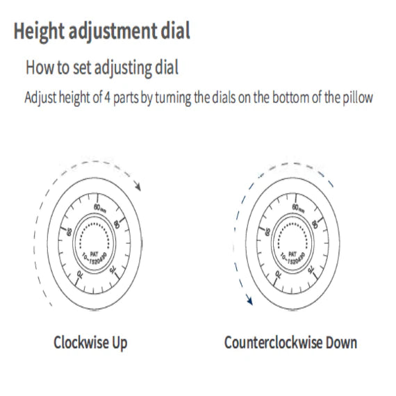 MOTEX - MTWH-MOTION - 1MM MOTION ERGO ADJUSTABLE PILLOW