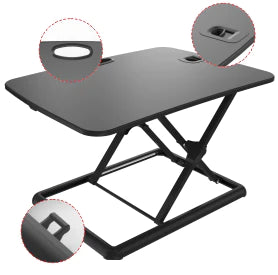 ERGOWORKS - EW-MT201 - Ultra-slim Sit Stand Desk Converter For Laptop