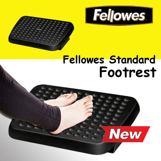 Fellowes Standard Foot Rest, Black 