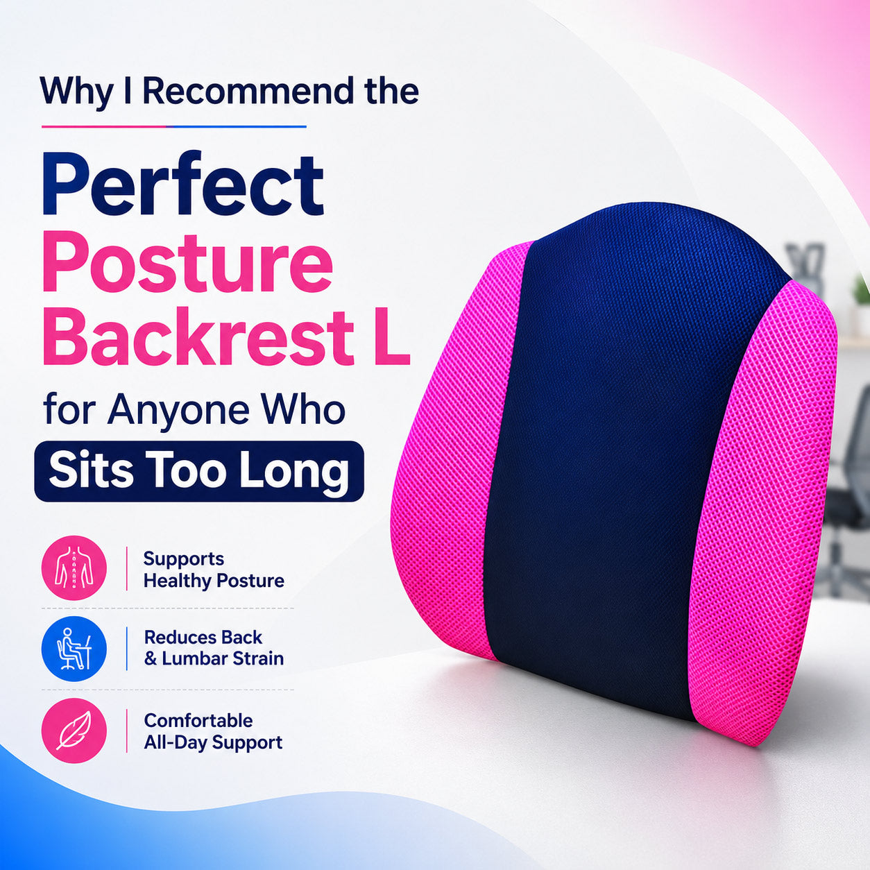 Why I Recommend the Perfect Posture Backrest L for Anyone Who Sits Too Long