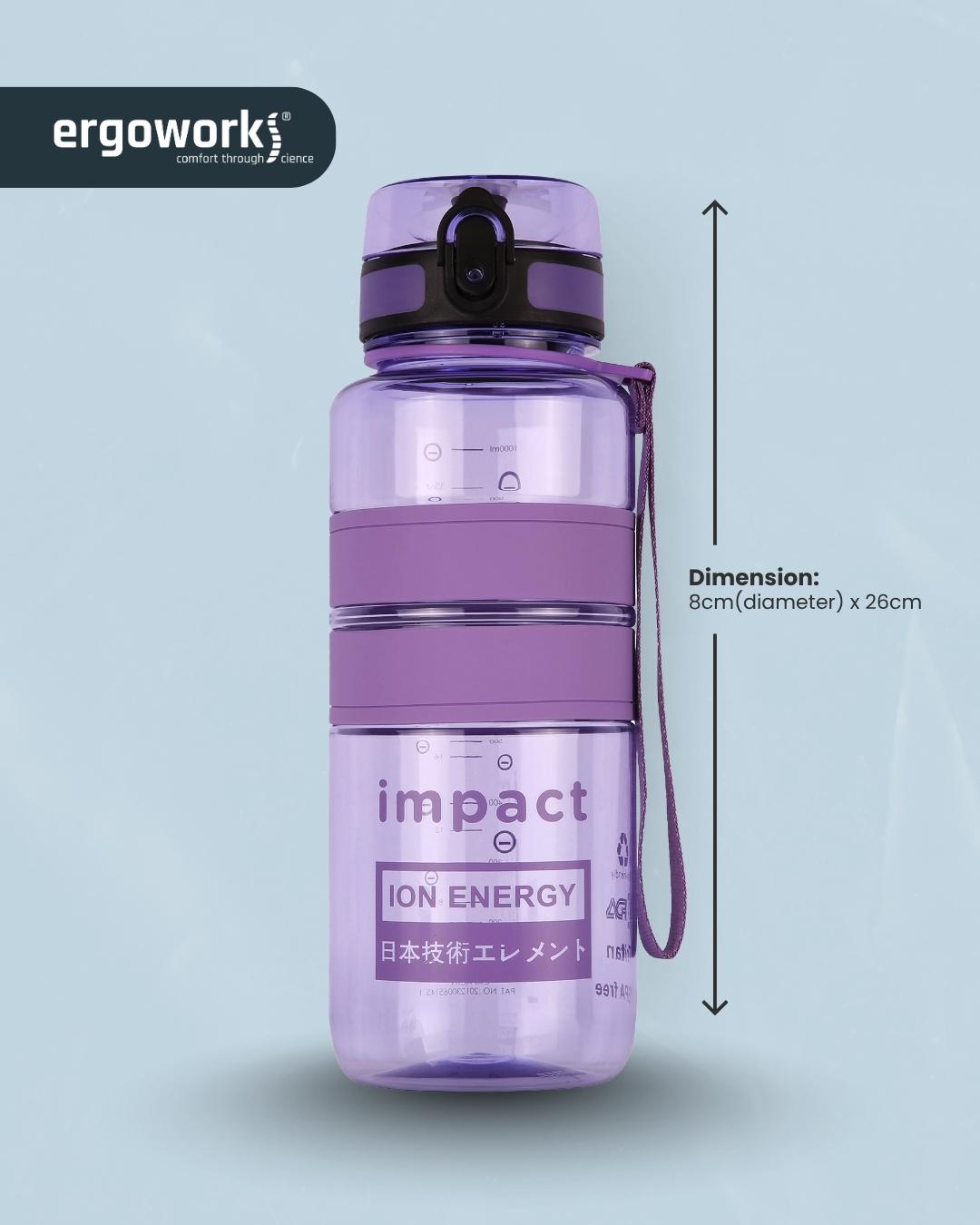 Nano Ionizer USA Tritan Jump Lid Ergo Bottle, 1000ML