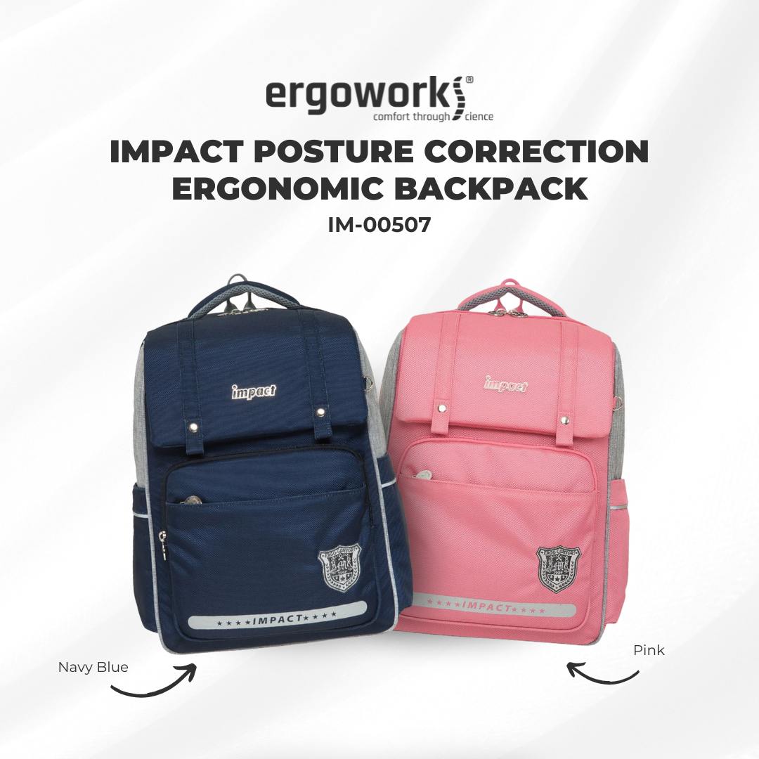 Impact Posture Correction Ergonomic Backpack, IM-00507 [Colour Options Available]