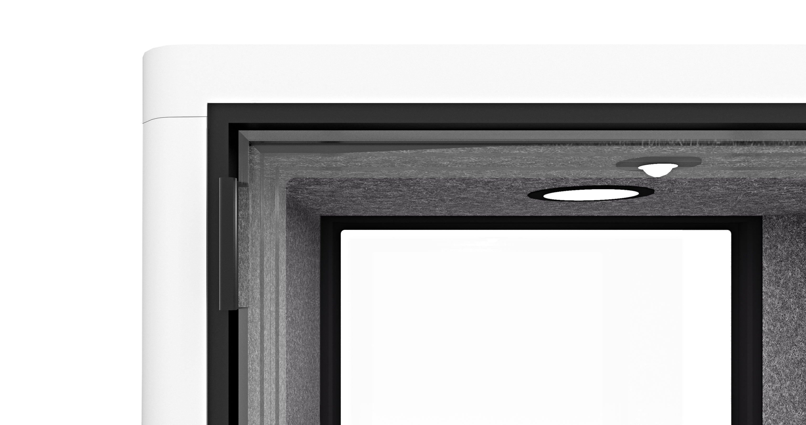 Acoustic Phone Booth Single Pod With Stool (MILLI-STAND)
