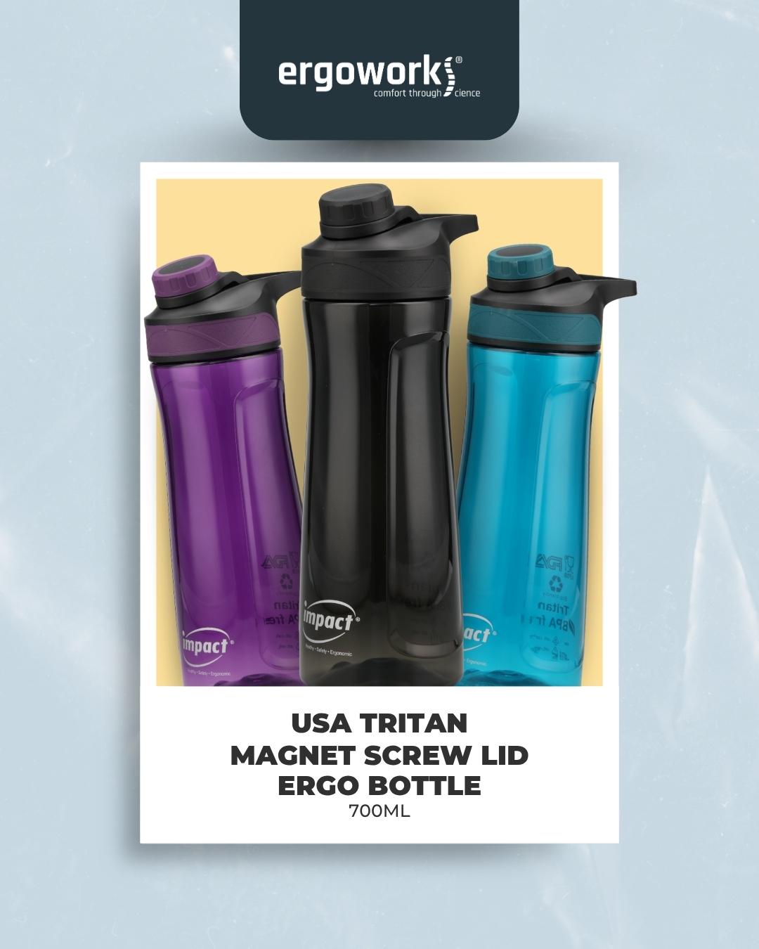 USA Tritan Magnet Screw Lid Ergo Bottle, 700ML