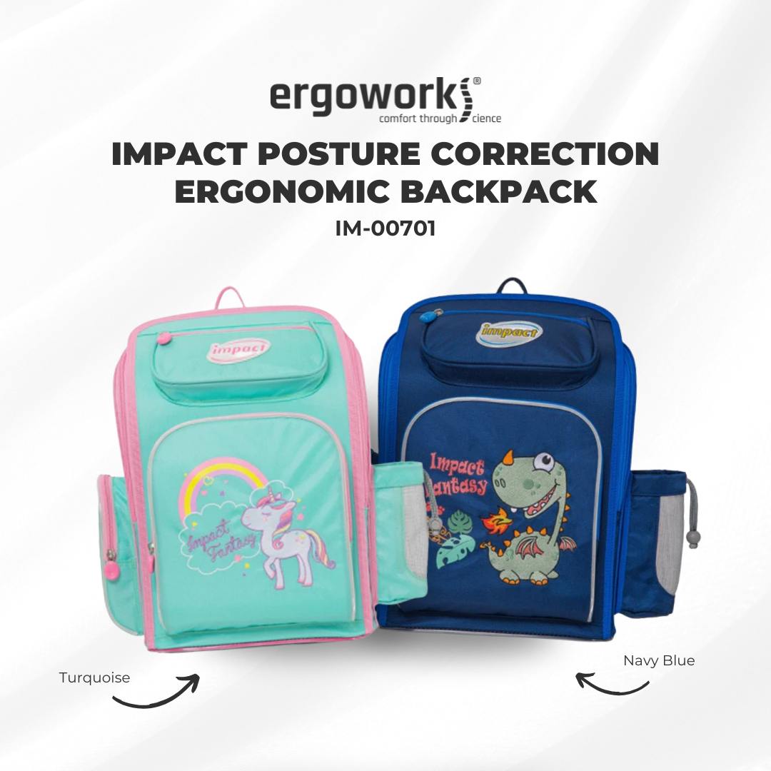 Impact Posture Correction Ergonomic Backpack, IM-00701 [Colour Options Available]