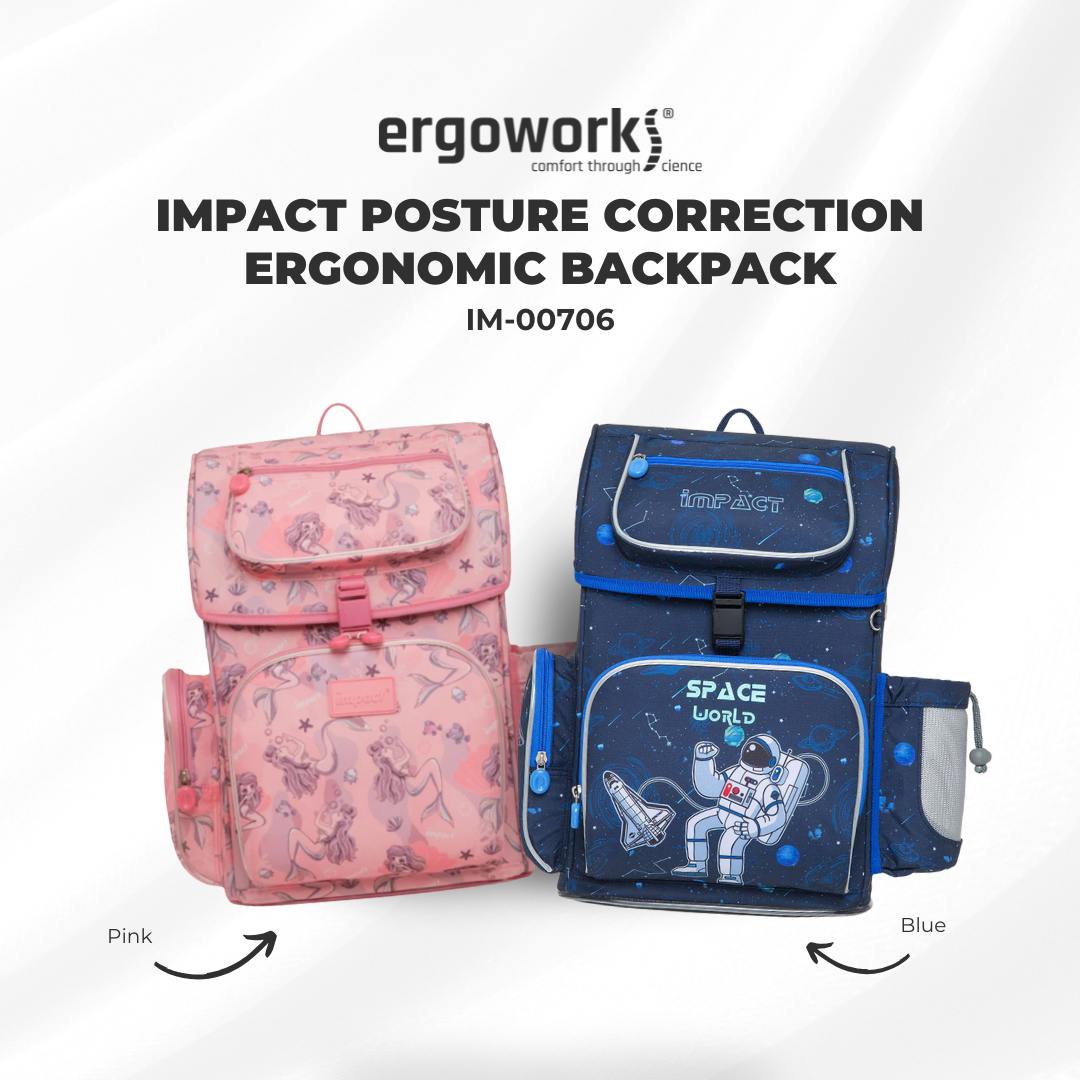 Impact Posture Correction Ergonomic Backpack, IM-00706 [Colour Options Available]
