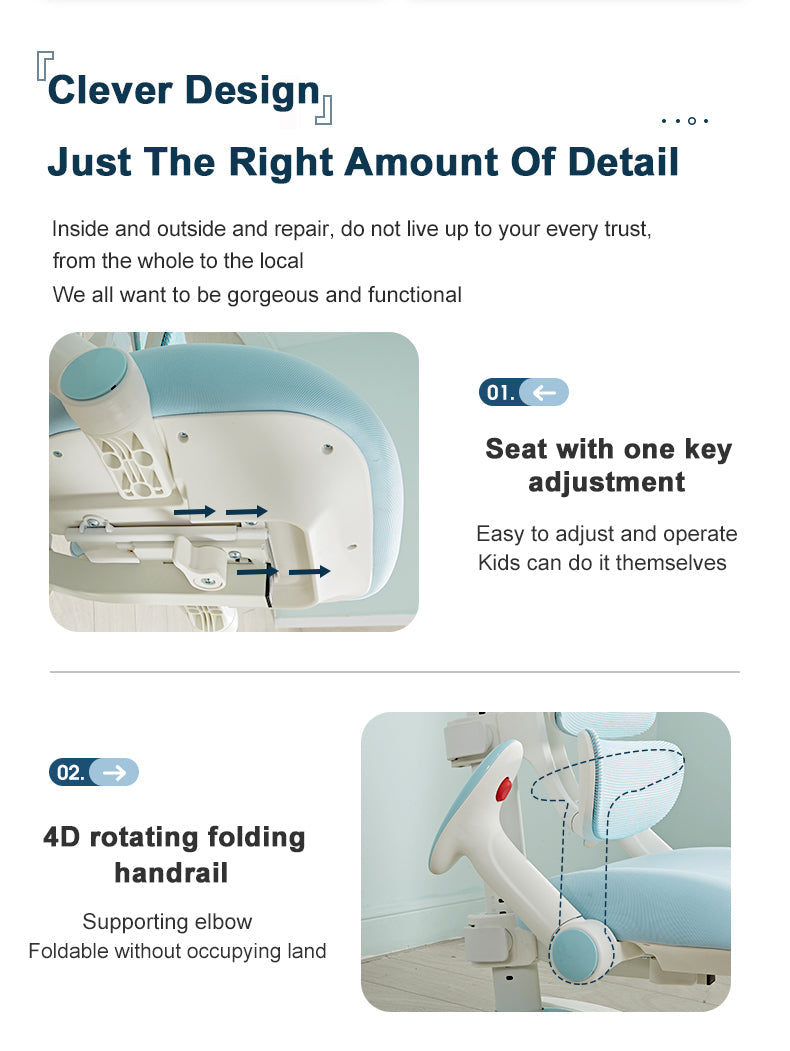 Kids Ergonomic Study Chair