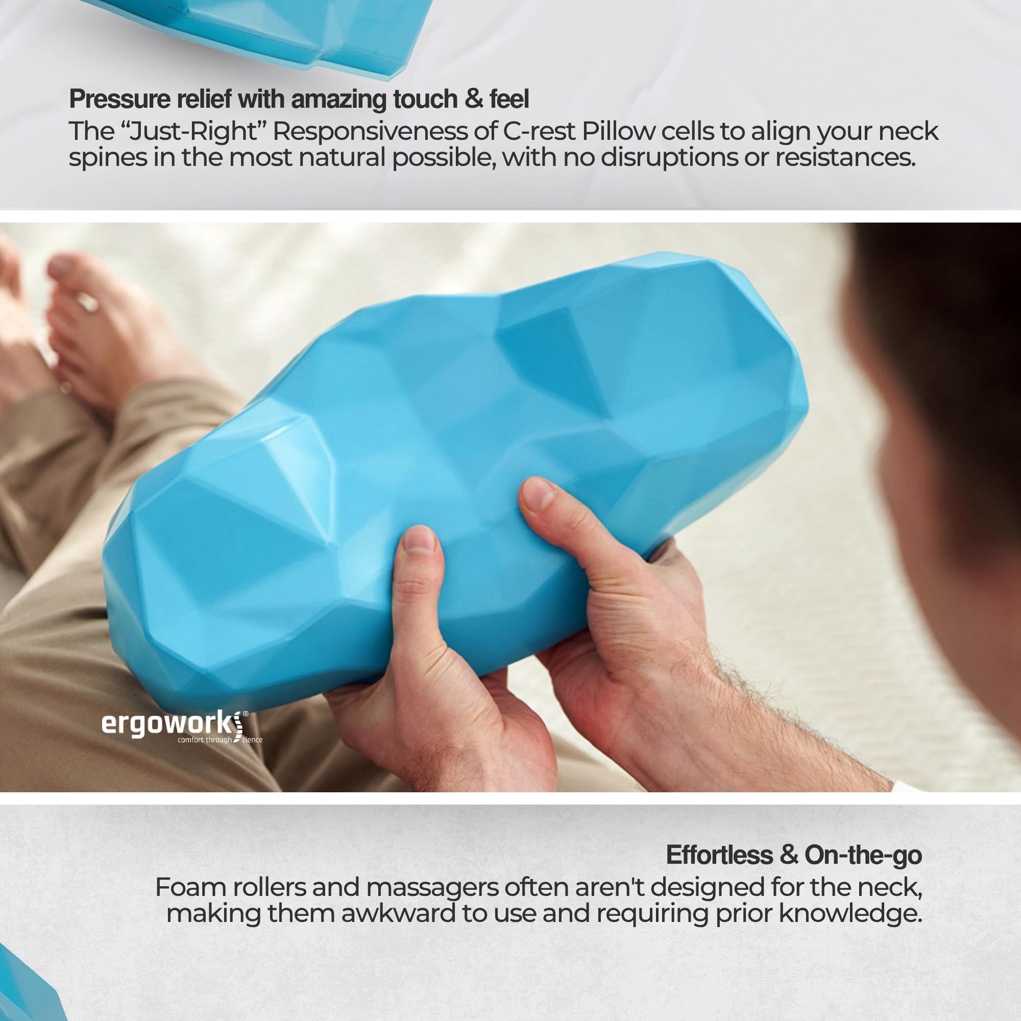 ERGOWORKS - EW-CREST - C-REST ERGO NECK RELIEF PILLOW