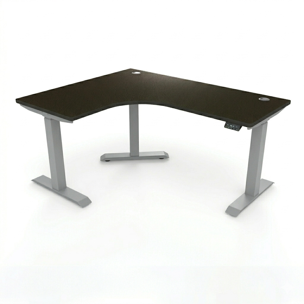 [Customizable] L-Shaped Electric Height Adjustable Desk, Premium Table Top