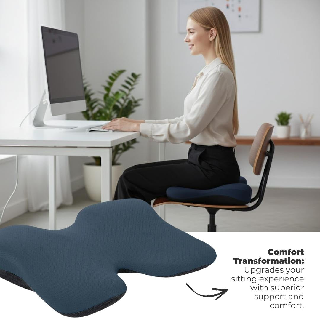 Comfort Upright Back Rest Seat Cushion