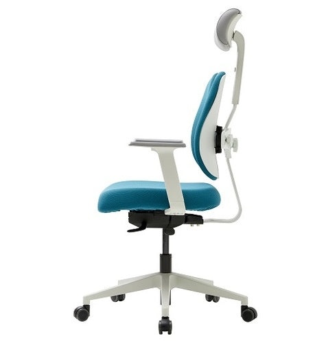 Gold Renewal Ergonomic Chair, White Frame