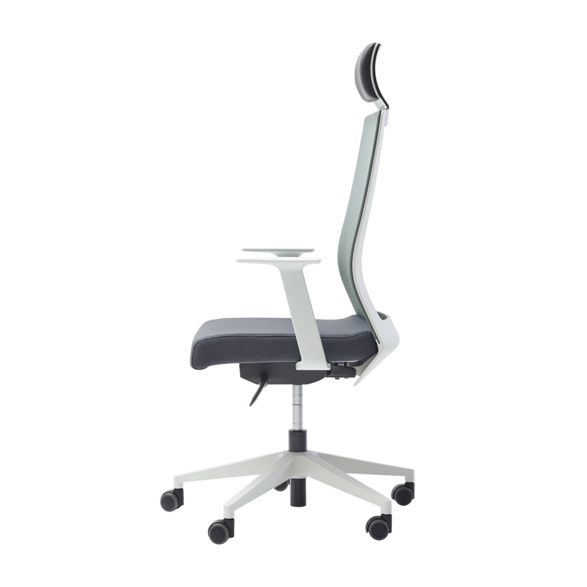 Duoflex Square Ergonomic Office Chair, White Frame