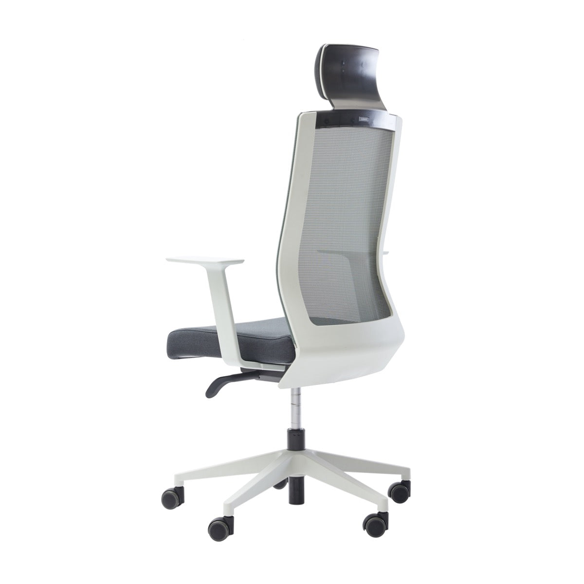 Duoflex Square Ergonomic Office Chair, White Frame