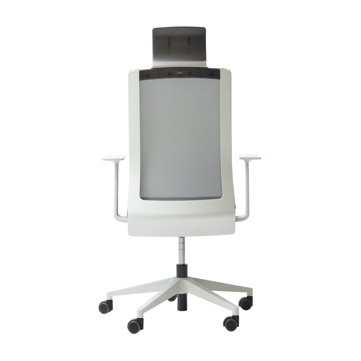 Duoflex Square Ergonomic Office Chair, White Frame