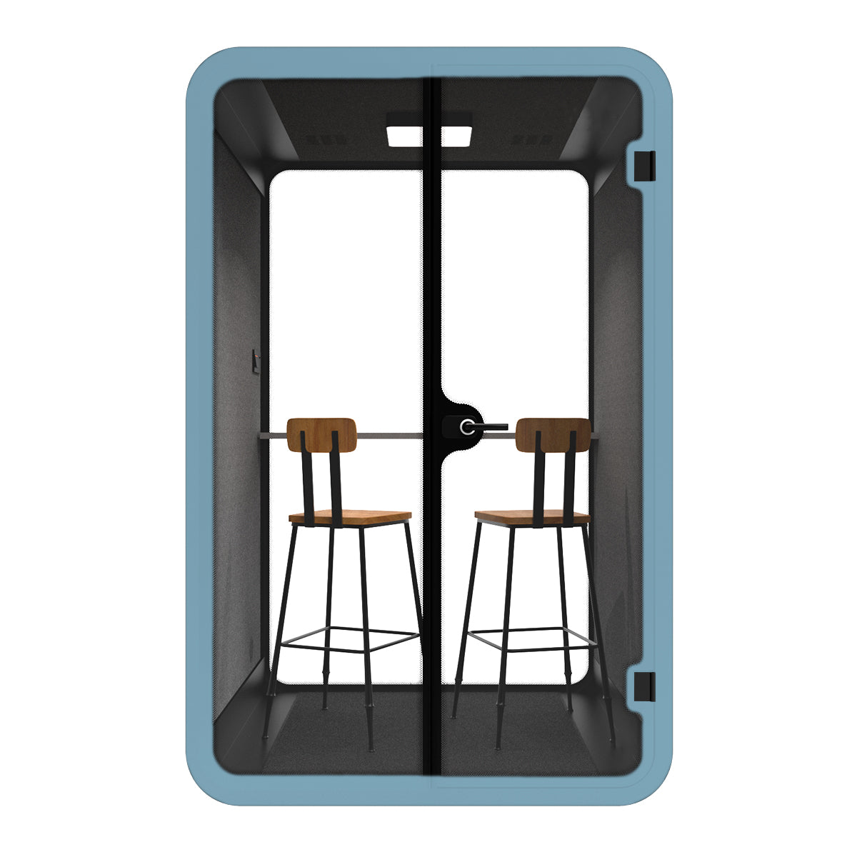 Acoustic Collaborative Pod with Bar Chair