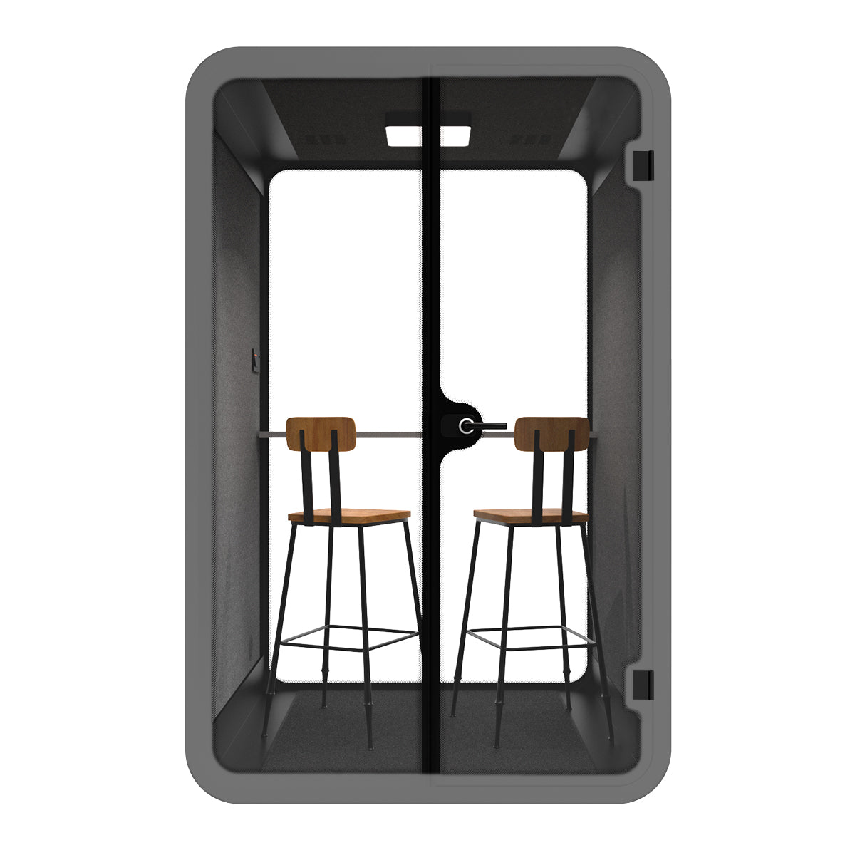 Acoustic Collaborative Pod with Bar Chair