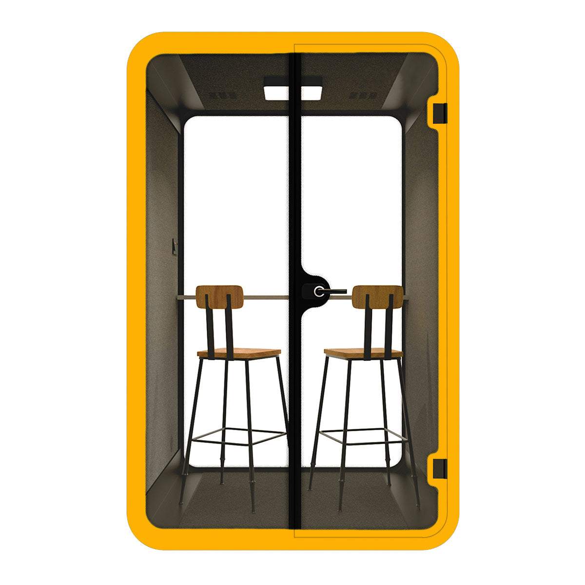 Acoustic Collaborative Pod with Bar Chair