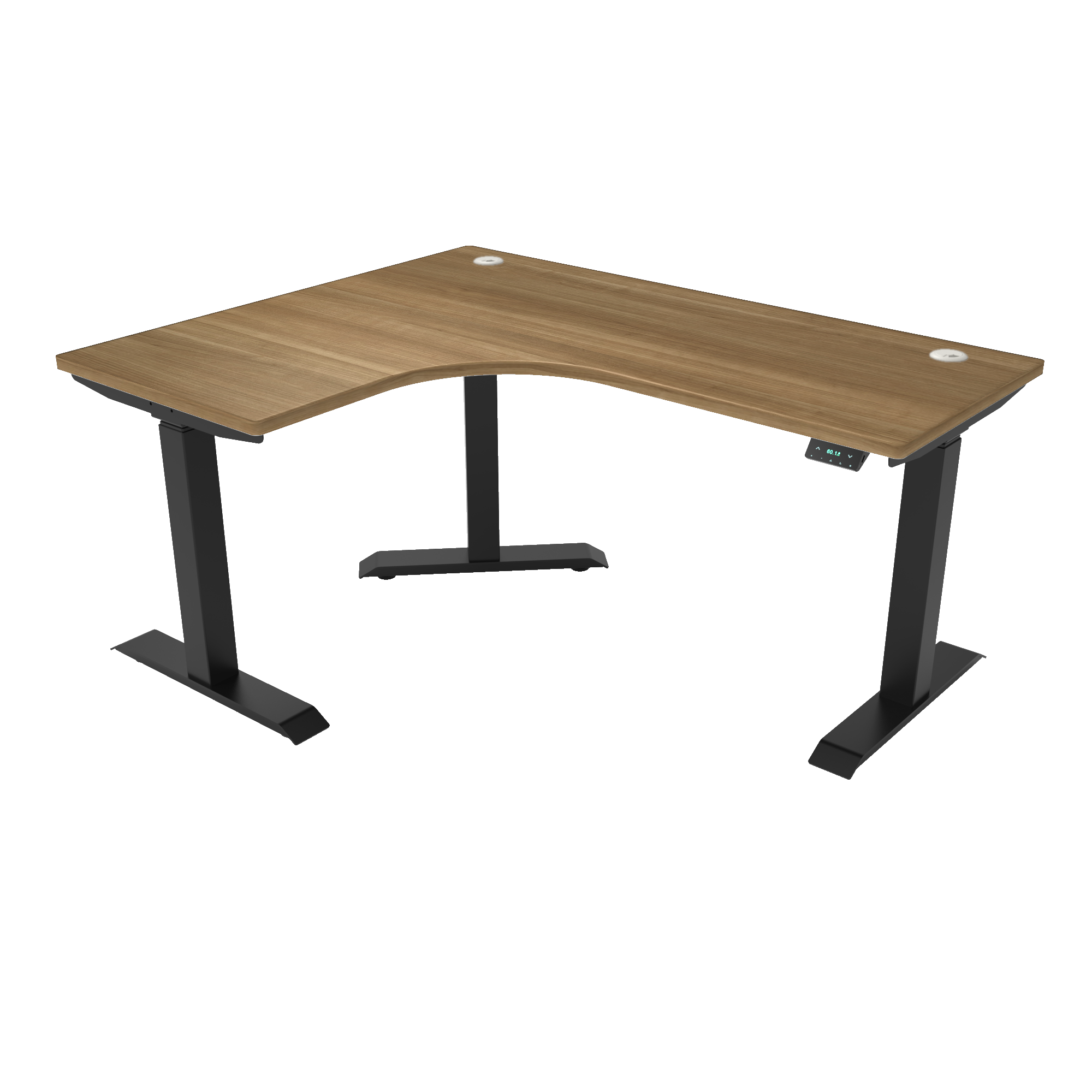 L-Shaped Electric Height Adjustable Desk