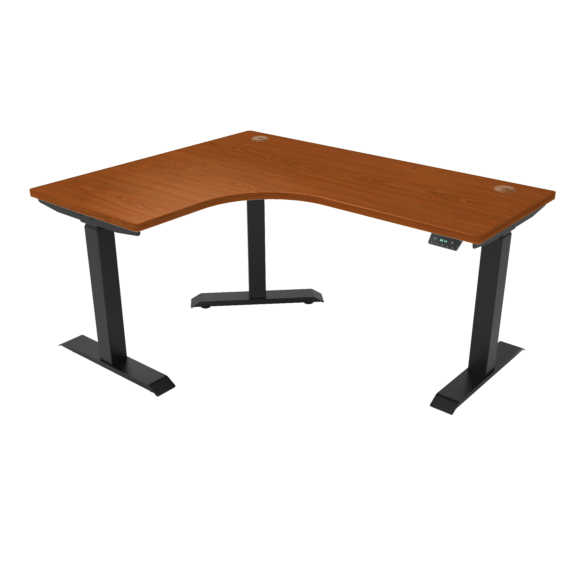 L-Shaped Electric Height Adjustable Desk