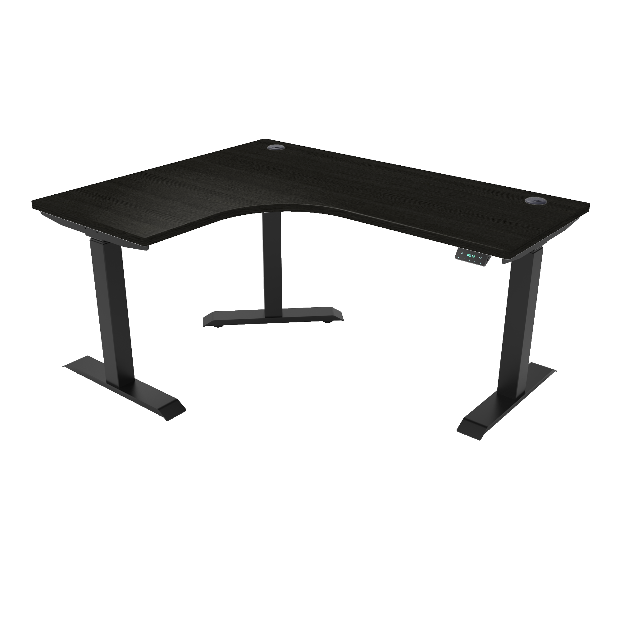 L-Shaped Electric Height Adjustable Desk