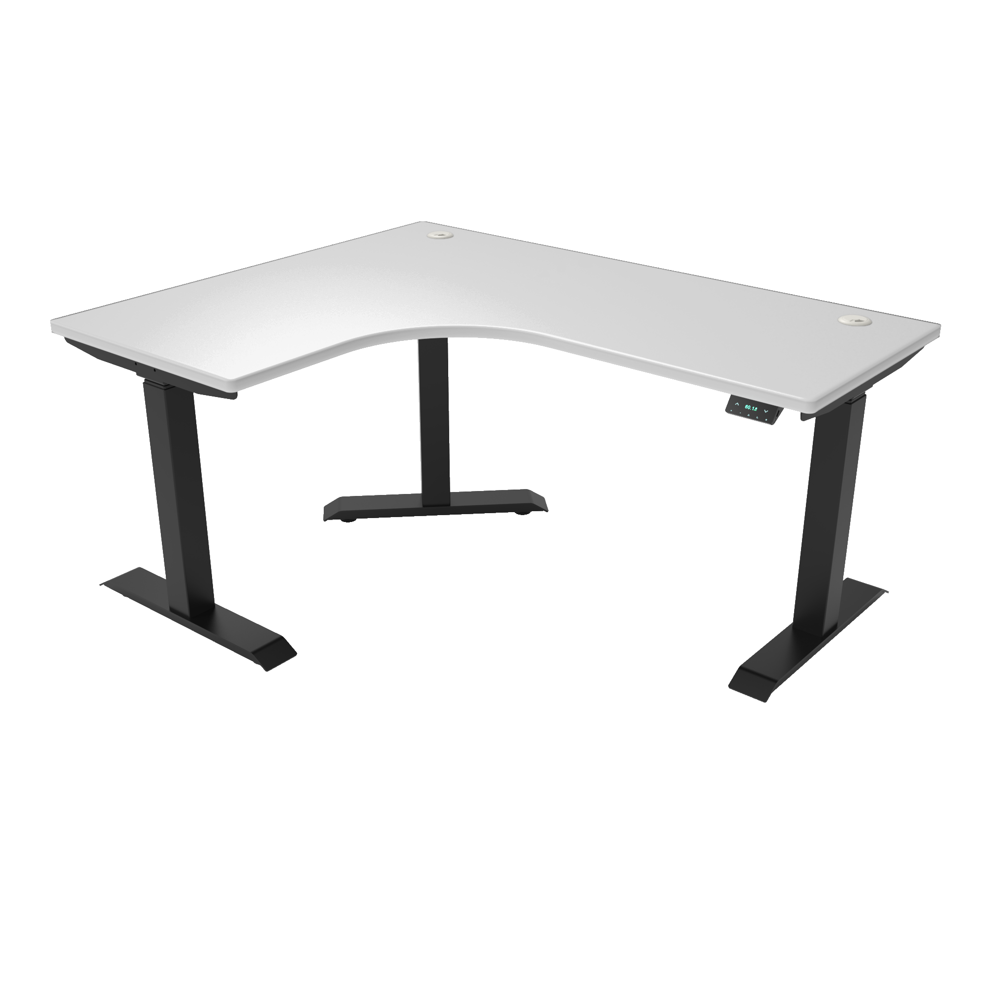 L-Shaped Electric Height Adjustable Desk