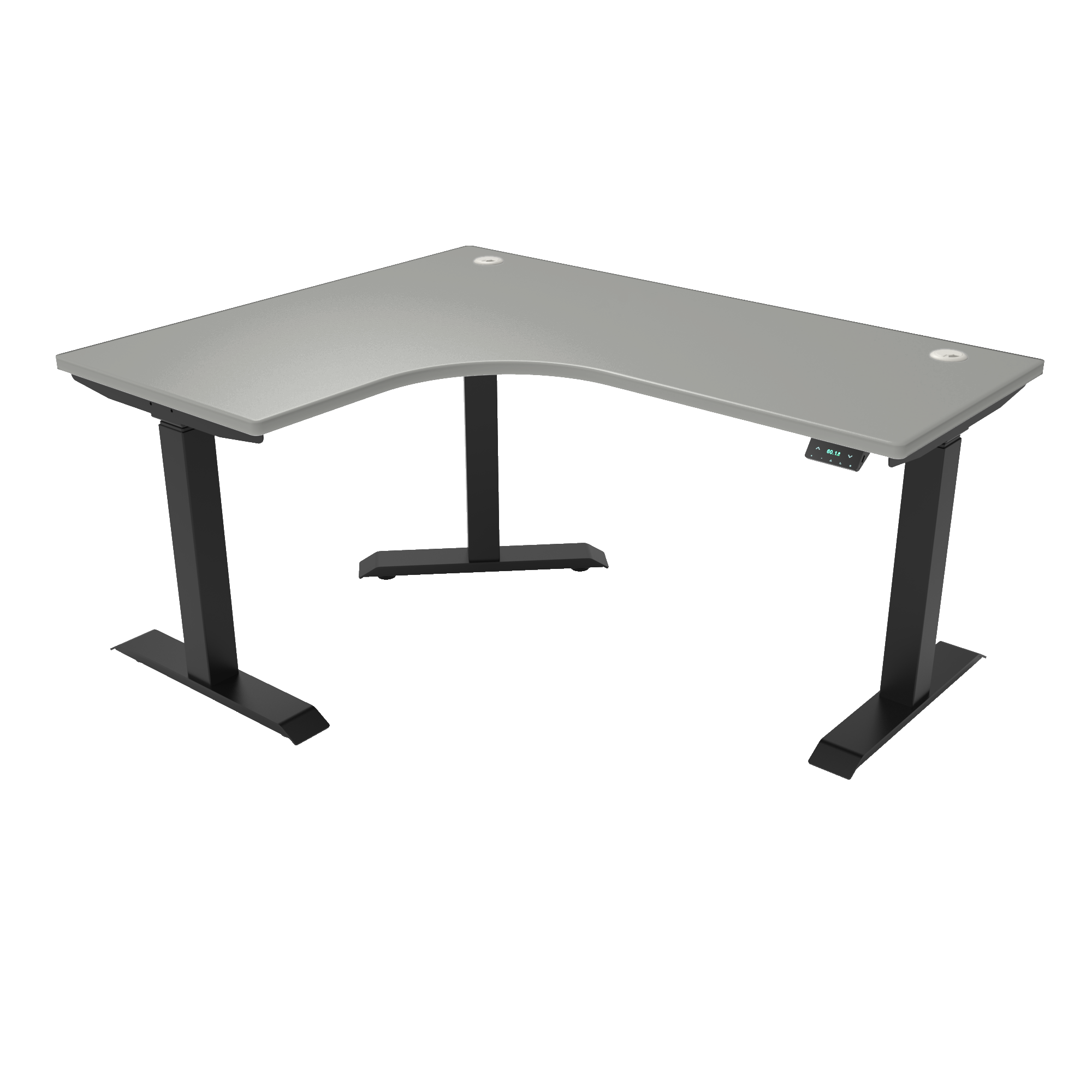 L-Shaped Electric Height Adjustable Desk