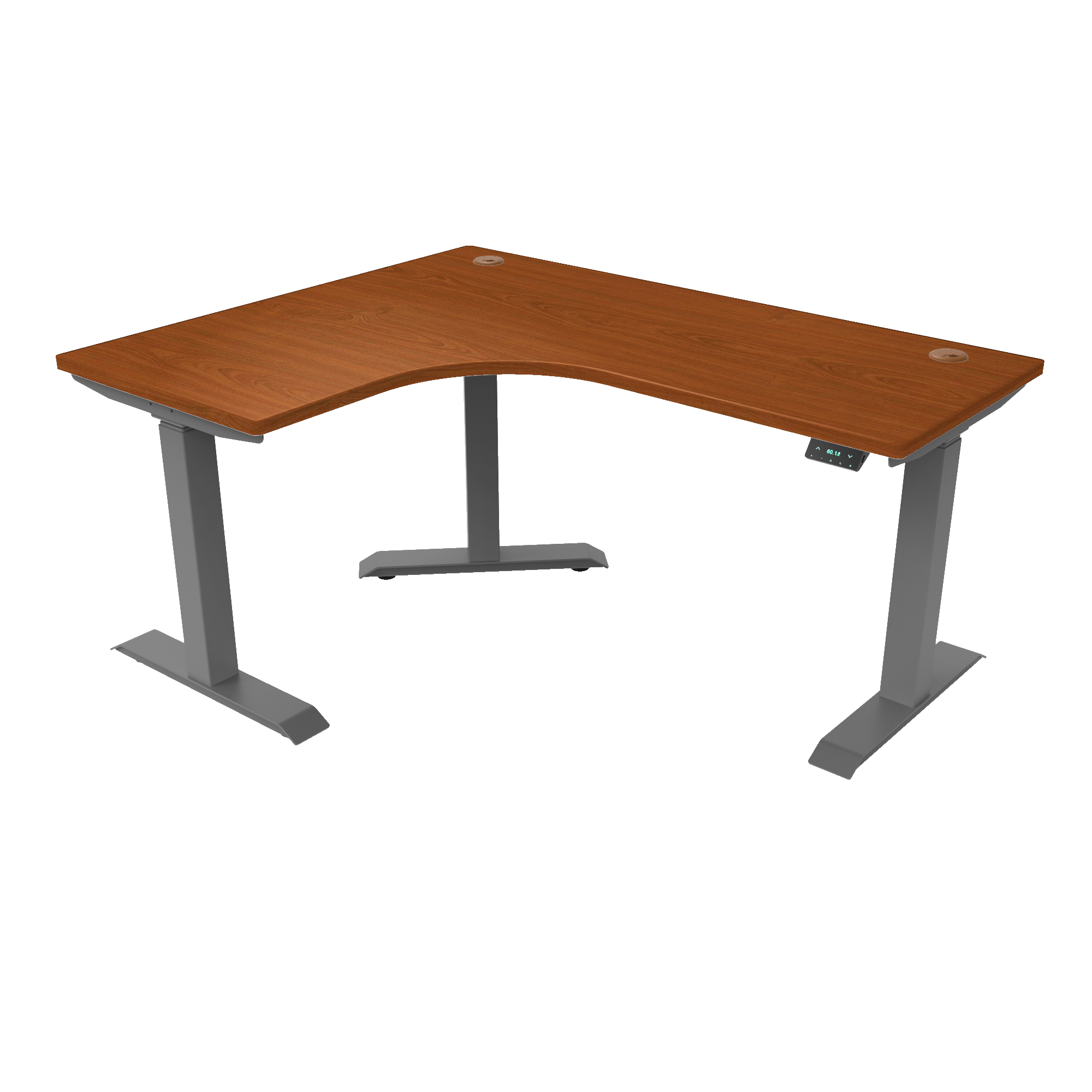 L-Shaped Electric Height Adjustable Desk