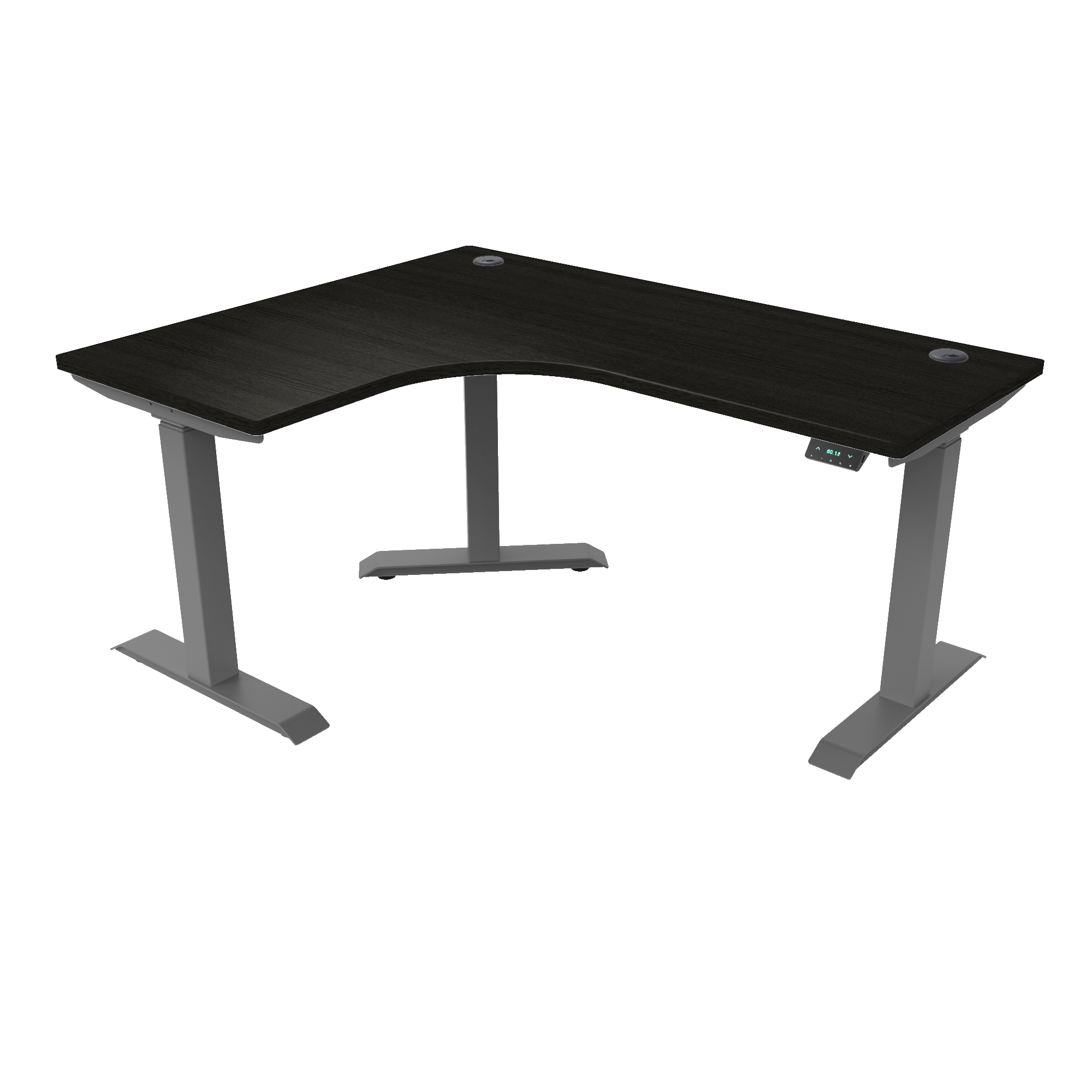 L-Shaped Electric Height Adjustable Desk