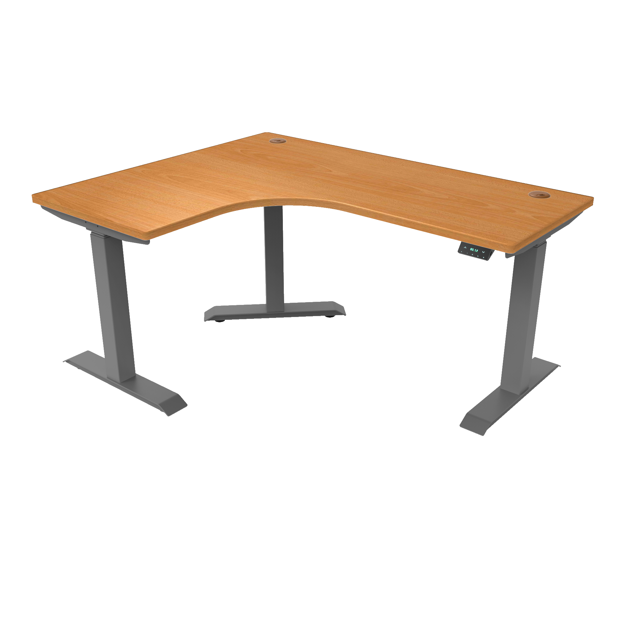 L-Shaped Electric Height Adjustable Desk