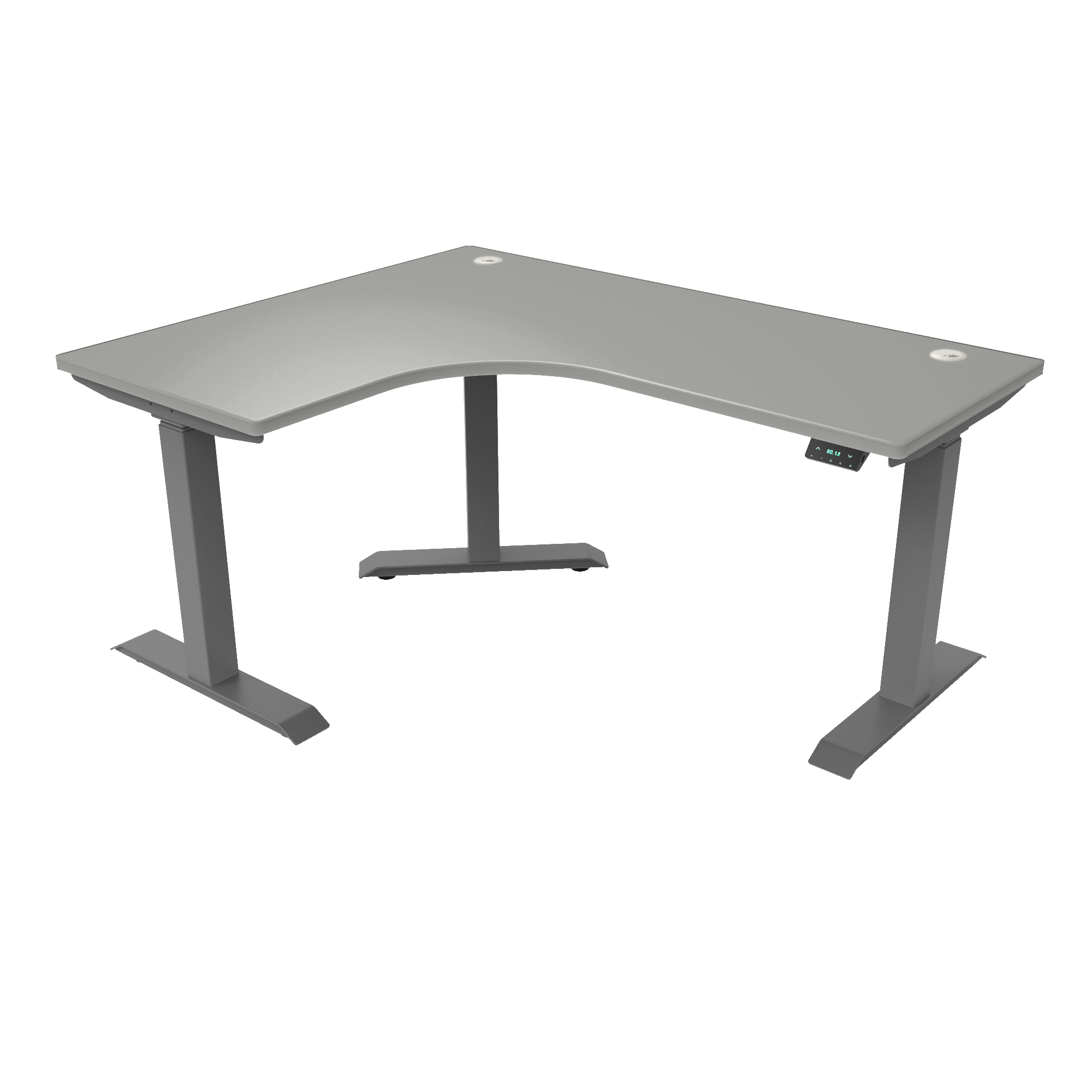 L-Shaped Electric Height Adjustable Desk